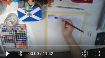 Watercolor Timelapse – Lake Lecco Landscape Painting